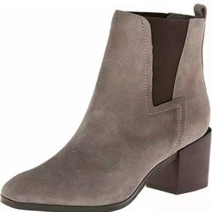 Pour La Victorie Suede Leather Chelsea Boots ankle
